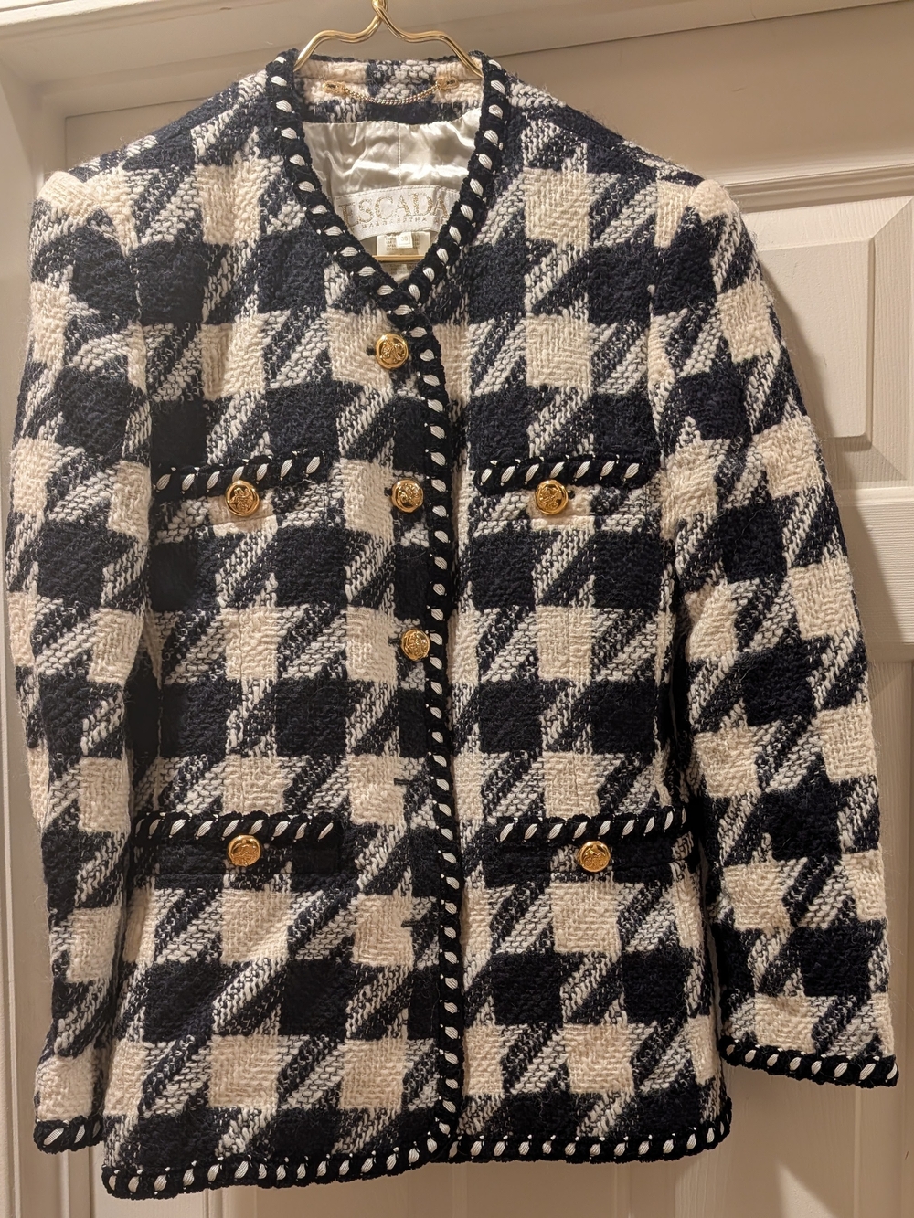 ESCADA Houndstooth Suit NWT Vintage